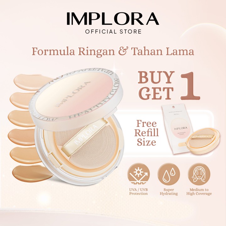 Implora Healthy Glow Cushion | Cushion Wajah Glowing Ringan