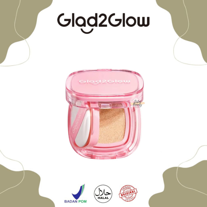 SisterBeauty - Glad2Glow Perfect Cover Cushion Oil-Control matte Waterproof Sweatproof Finish Poreless Cushion 11gr