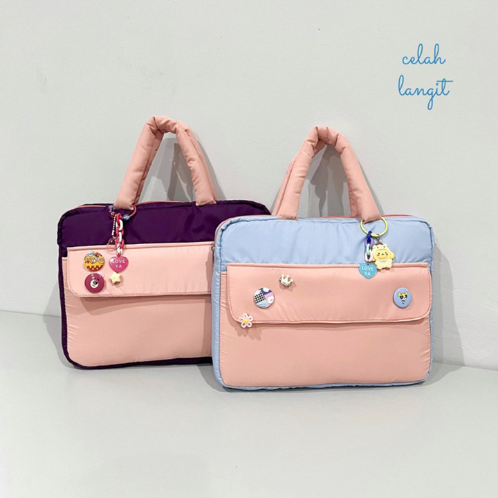 Celah Langit Yuriko Sleeve Tas Laptop Modis Polly