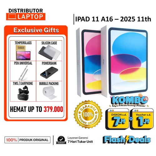 Apple iPad 11th Gen 11" A16 Chip 2025 256GB 128GB Wifi only 