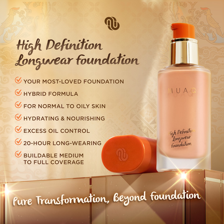 MUAQ High Definition Longwear Foundation