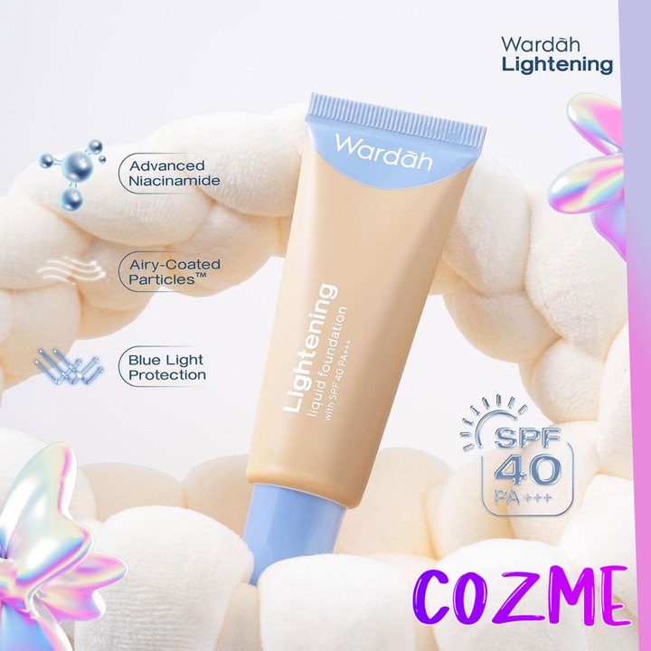 Wardah Lightening Liquid Foundation SPF40 PA+++