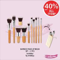 (READY & ORI) Bamboo Brush Set/ Kabuki Set/Kuas Make up/Make