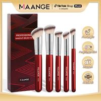 MAANGE 5 Pcs Brush Make Up Set Kuas Rias Kuas Concealer Kuas