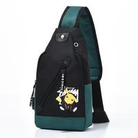 SINICENI Tas Slingbag Motif Pikachu Hitam Murah Bisa COD Sel