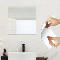 Stiker Kaca Cermin Dinding Model Kotak Acrylic Mirror Wall 3