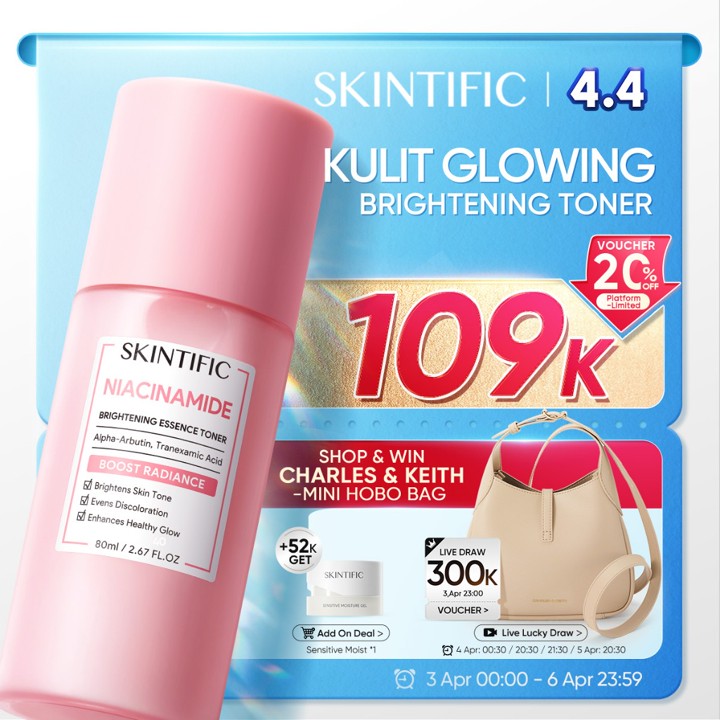 SKINTIFIC - Niacinamide Brightening Booster Essence Toner 80