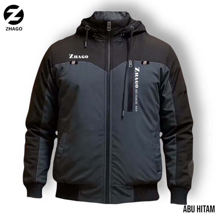 Jaket Pakai Kupluk Terbaru Tahan Air dan Angin ZHAGO ORIGINA