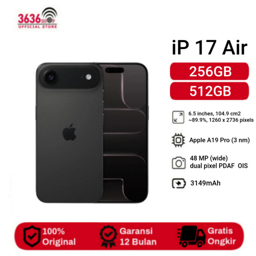 iPhone 17 Air [256GB] [512GB] RESMI