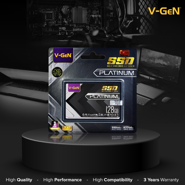 V-GEN SSD 128gb 256gb 512gb 1TB 2TB SATA 3 Solid State Drive