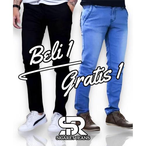 Celana Jeans Pria Panjang Skinny Slim Fit Panjang Melar Promo Awal Tahun 2026
