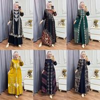 DZL.ID - Gamis Lebaran Twill Berkualitas Batik Cap Malaman b