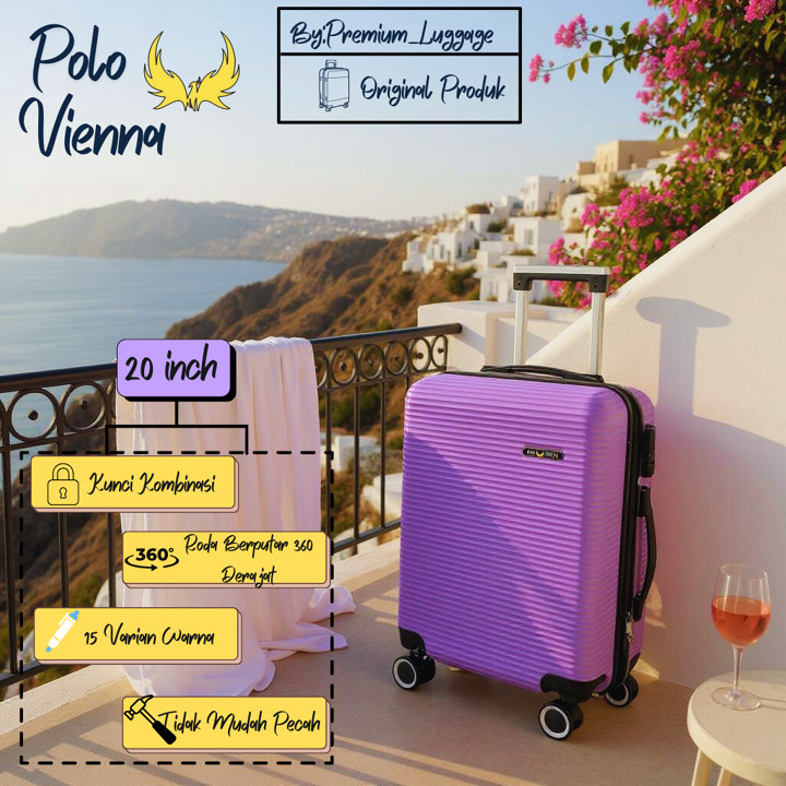 RAMADHAN SALE KOPER SIZE 20INCH POLO VIENNA 010 BISA COD FREE PACKING BUBBLE WRAP BISA KIRIM KELUAR KOTA/ GRAB,GOJEK