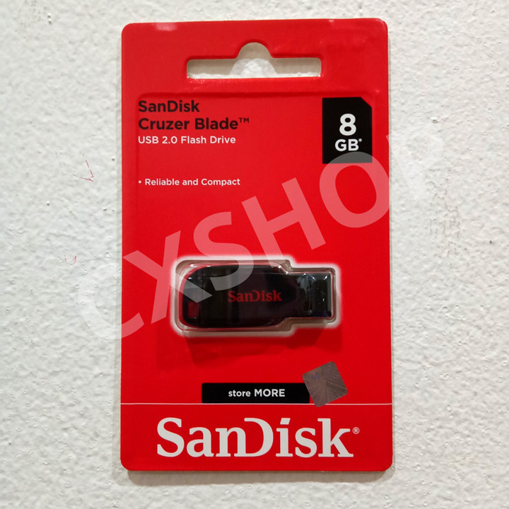 SanDisk Cruzer Blade 8GB 16GB 32GB 64GB 128GB CZ50 USB Flash Drive