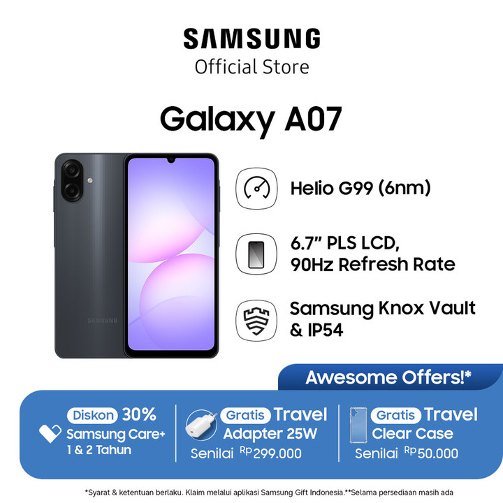 Samsung Galaxy A07 4/64GB - Black