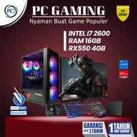 PC GAMING I7 RAM 16 GB SSD COMPLETE SIAP GAMING BERAT