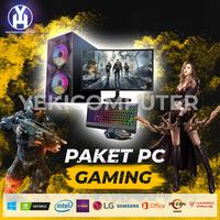 PC Gaming AMD Ryzen 5600G| LAYAR LED  24IN | RAM 16 GB | lAN