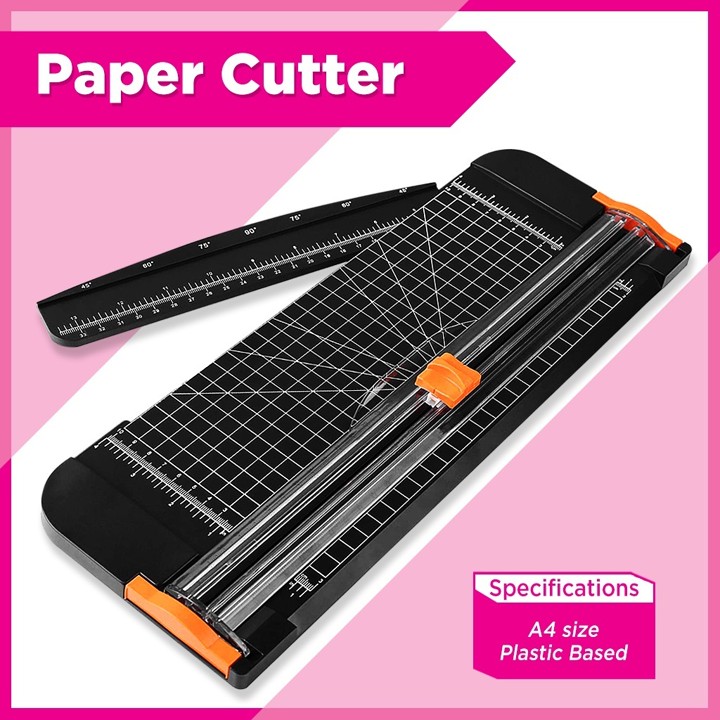 Alat Pemotong Kertas Paper Cutter A4 Plastic Paper Trimmer Scrapbooking Cutting Machine Precision DIY Craft Photo Paper Cutter Die Cutting Mat Machine Trimmer