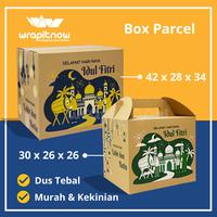 (1 Pack) Dus Lebaran Box Parcel 30x26x26 Box 42x28x34 dus lebaran gable box parcel Hampers Dus Sembako