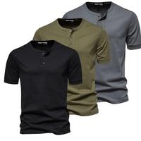 PAKET HEMAT ISI 3 PCS KAOS KANCING LENGAN PENDEK PRIA POLOS 