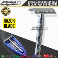 Razor / Pisau Cukur Model Jadul Isi Ulang Silet Rimei Jenggo