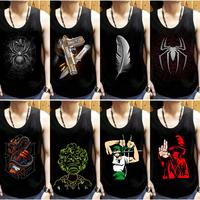 Juyan Singlet / kaos tanpa lengan/kaos dalam pria motif moto