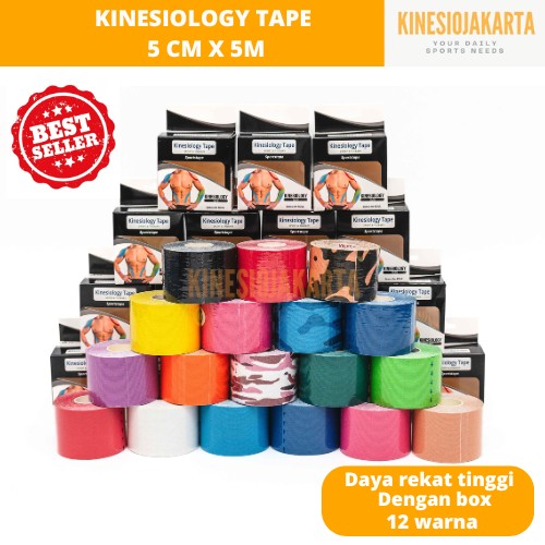 Kinesio Tape / Tapping / Kinesiology Tape 5cm X 5m Termurah
