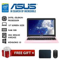 MURAH!! LAPTOP/NOTEBOOK ASUS 10INCH E203 RAM 4GB/500GB FULLS