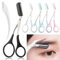 Gunting Alis Set Alat Cukur Cukuran Sisir Bulu Mata Eyebrow 