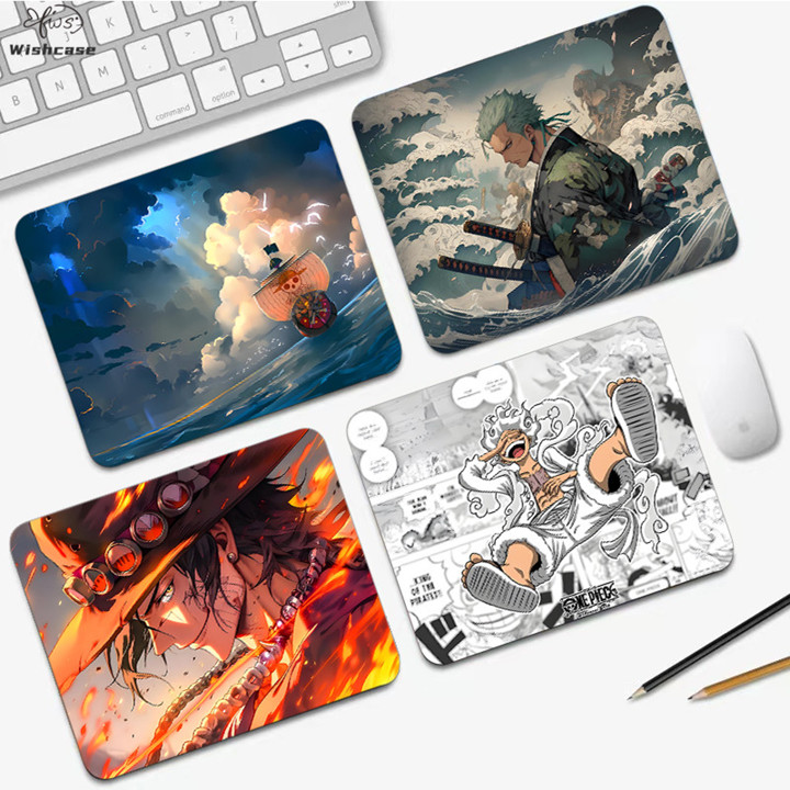 Gaming Pad Mousepad Deskmat Keyboard pad Mousepad Anti Slip Good Quality Cartoon Mousepad One Piece Zoro Wish Mousepad