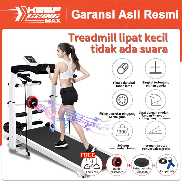 Keep Going Max - Treadmill manual multifungsi peralatan kebugaran / 8 in 1 Olahraga Fitness/Gym Treadmill/treadmill gym olahraga / treadmill latihan olahraga
