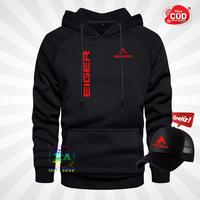 GRATIS TOPI..! TERBARU - hoodie zipper KIRKA  text red -hood