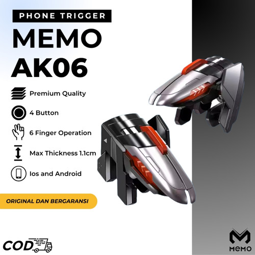 MEMO AK06 CONTROLLER L1 R1 L2 R2 TRIGGER GAMING JOYSTICK