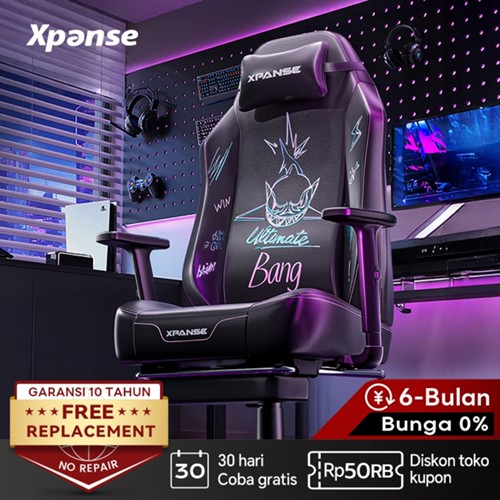 Xpanse X-Bang Kursi Gaming Pola Grafiti Yang Keren Gaming Chair Komputer Kursi K