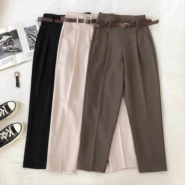 celana wanita Highwaist Pants / HW Skinny Pants / Celana Kerja Wanita kantor formal polos premium