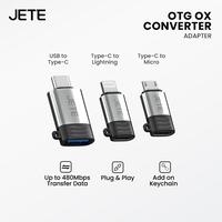 OTG JETE OX Converter Adapter USB Micro Type C Lightning Mal