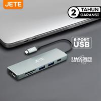 JETE Converter X1 6 in 1 Type-C Hub USB 3.0 USB 2.0 - Garans