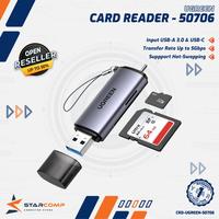 UGREEN Card Reader OTG USB Type C dan USB A 3.0 Ke Micro SD 