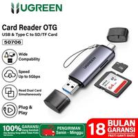 UGREEN Card Reader OTG USB Type C dan USB A 3.0 Micro SD TF 