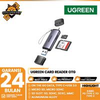 UGREEN Card Reader OTG USB Type C dan USB A 3.0 Ke Micro SD 