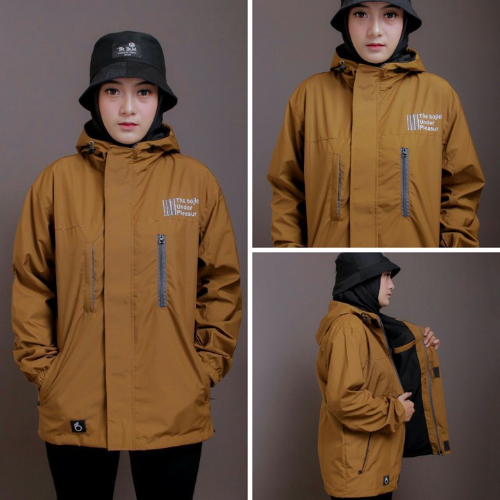 Jaket Parasut Pria dan Wanita Waterproof  M L XL Original The Bojiel /Jaket Outdoor Uniseks Anti Air