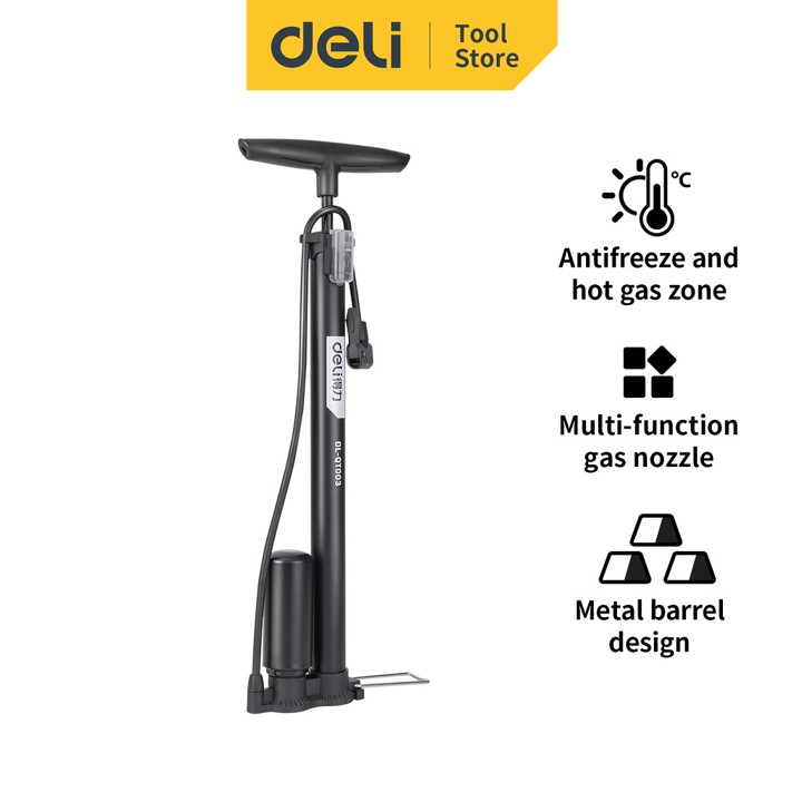 Deli Air Pump/Pompa Angin Ban Sepeda Manual Φ38 x 500 DL-QT002 DL-QT003 /Alat Pe
