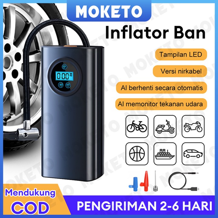 Pompa Ban Motor Dan Mobil Electric Portable / Pompa Ban Mobil Eletrik Pompa Ban 