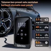 ZACRO Pompa Ban mobil dan motor electric portable 3 in 1 USB / DC /bank daya
