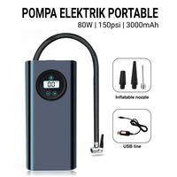 Pompa Ban Mobil Motor Elektrik Portable Air Pump Inflator 15