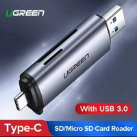 Card Reader Ugreen USB 3.0 Type C OTG Flash MMC SD Card TF D