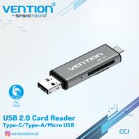 Vention CCJ AllIn1 USB Card Reader Micro SD TF High Speed Ty