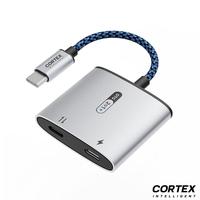 CORTEX intelligent - MH377 Type-C To USB-C/Type-C 3.0 OTG  Adapter Soundcard + 6