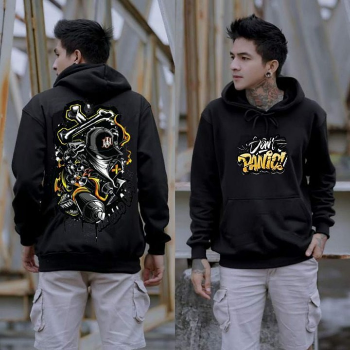 Hoodie Distro Don Panic  sweater Hoodie Bahan Tebal 280GSM Pria wanita