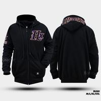 Bossque X Hexsys - Rush Hoodie Zipper | M - XXL | cotton fle